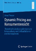 Dynamic Pricing aus Konsumentensicht - Anna Priester