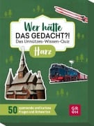 Cover-Bild zum Titel 'Wer hätte das gedacht?! Das Unnützes-Wissen-Quiz Harz' von 'Almut Hartung'