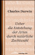 Cover-Bild zum Titel 'Ueber die Entstehung der Arten durch natürliche Zuchtwahl' von 'Charles Darwin'