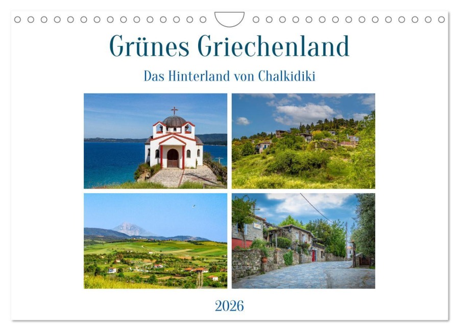 Grünes Griechenland (Wandkalender 2026 DIN A4 quer), CALVENDO Monatskalender - Ursula Di Chito