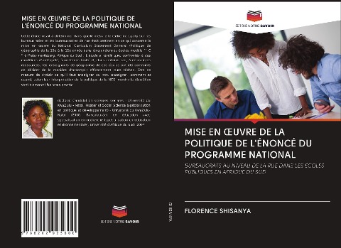 MISE EN ¿UVRE DE LA POLITIQUE DE L'ÉNONCÉ DU PROGRAMME NATIONAL - Florence Shisanya