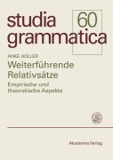 Cover-Bild zum Titel 'Weiterführende Relativsätze' von 'Anke Holler'