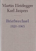 Cover-Bild zum Titel 'Briefwechsel 1920-1963' von 'Martin Heidegger, Karl Jaspers'