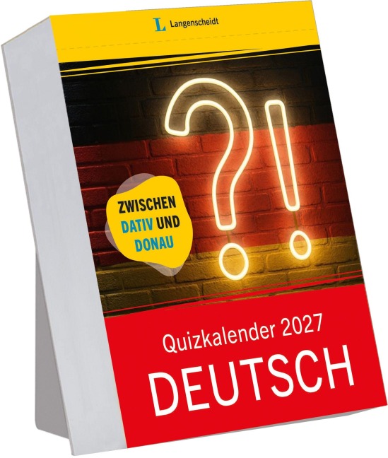 Langenscheidt Sprachkalender Deutsch A Quiz a Day 2027 - 
