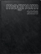 rido/idé 7027042906 | Buchkalender Mod. magnum 2026 | 183×240 mm, Kunststoff, schwarz - 