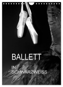 Cover-Bild zum Titel 'Ballett in Schwarzweiss (Wandkalender 2026 DIN A4 hoch), CALVENDO Monatskalender' von 'Anette/Thomas Jäger'