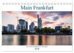 Cover-Bild zum Titel 'Main Frankfurt (Tischkalender 2026 DIN A5 quer), CALVENDO Monatskalender' von 'Ncpcs Ncpcs'