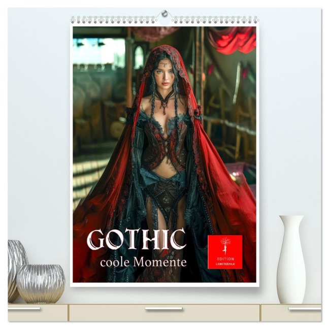 Gothic coole Momente (hochwertiger Premium Wandkalender 2026 DIN A2 hoch), Kunstdruck in Hochglanz - Peter Roder