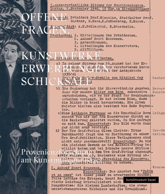 OFFENE FRAGEN. Kunstwerke - Erwerbungen - Schicksale - 