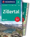 KOMPASS Wanderführer Zillertal, 55 Touren: mit Extra-Tourenkarte - Wolfgang Heitzmann
