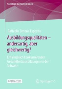 Cover-Bild zum Titel 'Ausbildungsqualitäten - andersartig, aber gleichwertig?' von 'Raffaella Simona Esposito'