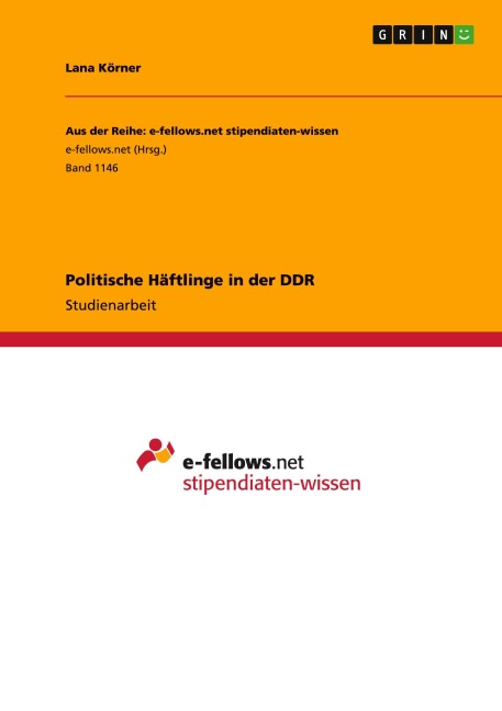 Politische Häftlinge in der DDR - Lana Körner