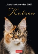 Cover-Bild zum Titel 'Literaturkalender Katzen Wochen-Kulturkalender 2027' von ''