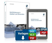 Cover-Bild zum Titel 'Notfallplanung in Städten und Gemeinden. Premium-Ausgabe' von 'Stephan Giesen, Tobias Krenz, Fabian Pülmanns, Andreas Rehbein, Marc Weichhan'