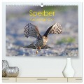 Sperber - Kleiner Vogel Greif (hochwertiger Premium Wandkalender 2024 DIN A2 quer), Kunstdruck in Hochglanz - Hermann Knüwer