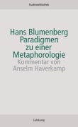 Cover-Bild zum Titel 'Paradigmen zu einer Metaphorologie' von 'Hans Blumenberg'