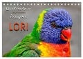 Wunderschöne Papageien - Lori (Tischkalender 2024 DIN A5 quer), CALVENDO Monatskalender - Peter Roder