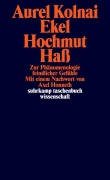 Cover-Bild zum Titel 'Ekel, Hochmut, Haß' von 'Aurel Kolnai'