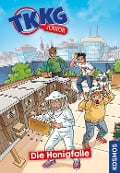Cover-Bild zum Titel 'TKKG Junior, 19, Die Honigfalle' von 'Kirsten Vogel'