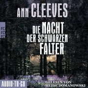 Cover-Bild zum Titel 'Die Nacht der schwarzen Falter' von 'Ann Cleeves'