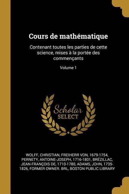 Cours de mathématique - Antoine-Joseph Pernety