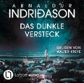 Cover-Bild zum Titel 'Das dunkle Versteck' von 'Arnaldur Indriðason'