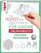 Cover-Bild zum Titel 'Die Kunst des Zeichnens für Kinder Übungsbuch - Zeichentechniken' von 'Gecko Keck'