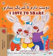 Cover-Bild zum Titel 'I Love to Share (Dari English Bilingual Edition)' von 'Shelley Admont, Kidkiddos Books'