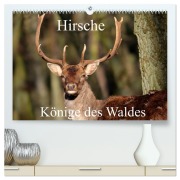 Cover-Bild zum Titel 'Hirsche - Könige des Waldes/Geburtstagskalender (hochwertiger Premium Wandkalender 2026 DIN A2 quer), Kunstdruck in Hochglanz' von 'Arno Klatt'