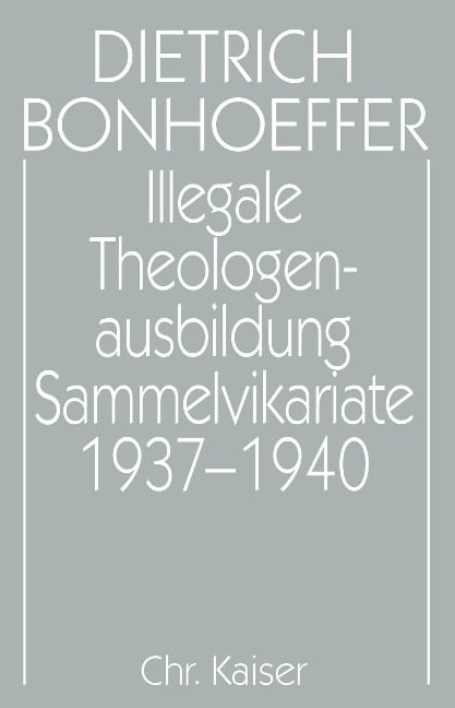 Illegale Theologenausbildung: Sammelvikariate 1937-1940 - 