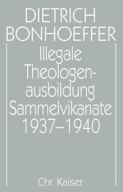 Illegale Theologenausbildung: Sammelvikariate 1937-1940 - 