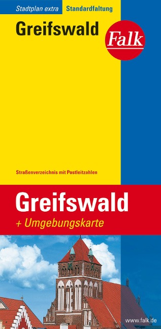 Falk Stadtplan Extra Standardfaltung Greifswald 1:15 000 - 