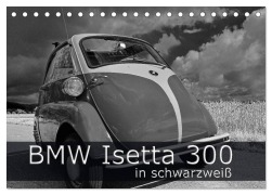 Cover-Bild zum Titel 'BMW Isetta 300 in schwarzweiß (Tischkalender 2026 DIN A5 quer), CALVENDO Monatskalender' von 'Ingo Laue'