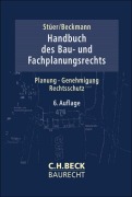 Cover-Bild zum Titel 'Handbuch des Bau- und Fachplanungsrechts' von 'Bernhard Stüer, Martin Beckmann'