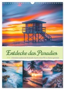 Entdecke das Paradies - Atemberaubende Strände durch eine KI in Szene gesetzt (Wandkalender 2026 DIN A3 hoch), CALVENDO Monatskalender - Steffen Gierok-Latniak