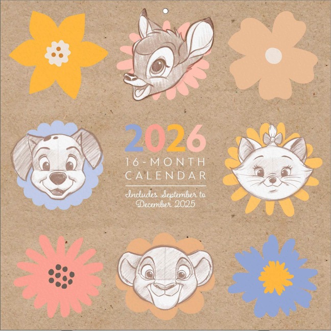 DISNEY CLASSICS - Broschürenkalender im Format 30 x 30 - 