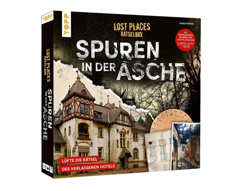 Lost Places Rätselbox - Spuren in der Asche: Ein Krimi-Rätsel für Zuhause. Lüfte die Rätsel des verlassenen Hotels - Hans Pieper