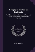 Cover-Bild zum Titel 'A Reply to Morton on Psalmody' von 'Robert J Dodds'