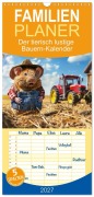 Cover-Bild zum Titel 'Familienplaner 2027 - Der tierisch lustige Bauern-Kalender mit 5 Spalten (Wandkalender, 21 x 45 cm) CALVENDO' von 'Peter Rübsamen'