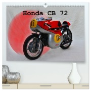 Cover-Bild zum Titel 'Honda CB 72 (hochwertiger Premium Wandkalender 2026 DIN A2 quer), Kunstdruck in Hochglanz' von 'Ingo Laue'