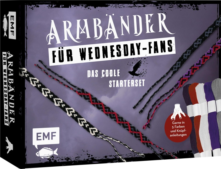 Armbänder für Wednesday-Fans knüpfen - Catalina Yomayusa R.