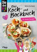 Cover-Bild zum Titel 'Die drei !!! - Das Koch- und Backbuch' von 'Sabrina Sue Daniels, Emma Hegemann'