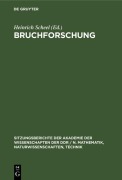 Cover-Bild zum Titel 'Bruchforschung' von ''