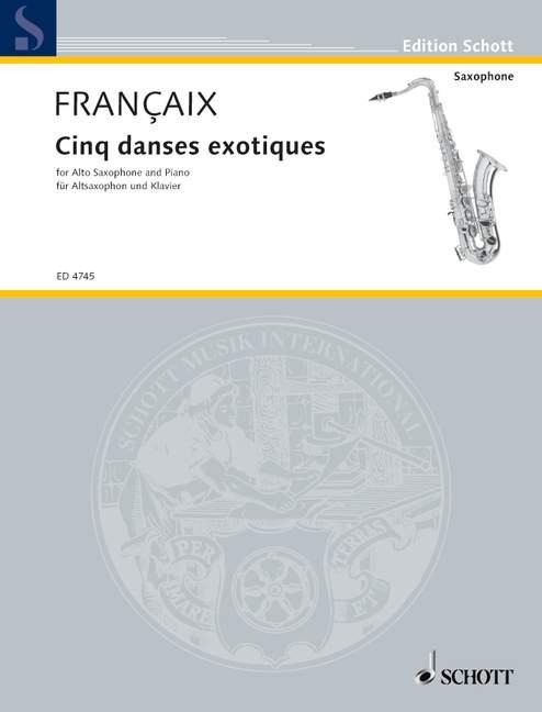 Cinq danses exotiques - Jean Françaix