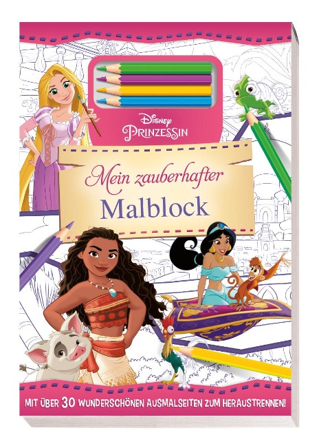 Disney Prinzessin: Mein zauberhafter Malblock - 