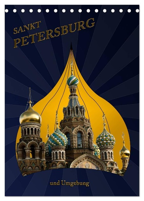 St. Peterburg und Umgebung (Tischkalender 2025 DIN A5 hoch), CALVENDO Monatskalender - Hermann Koch