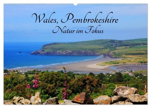 Wales Pembrokeshire - Natur im Fokus- (Wandkalender 2025 DIN A2 quer), CALVENDO Monatskalender - Natascha Valder