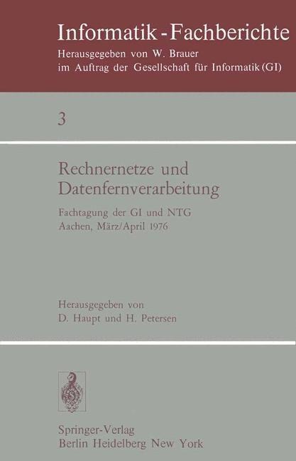 Rechnernetze und Datenfernverarbeitung - 