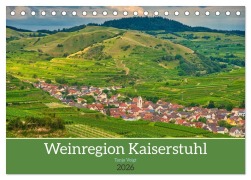 Cover-Bild zum Titel 'Weinregion Kaiserstuhl (Tischkalender 2026 DIN A5 quer), CALVENDO Monatskalender' von 'Tanja Voigt'