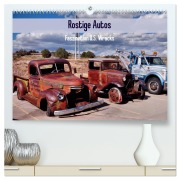 Cover-Bild zum Titel 'Rostige Autos. Faszination U.S. Wracks (hochwertiger Premium Wandkalender 2026 DIN A2 quer), Kunstdruck in Hochglanz' von 'Elisabeth Stanzer'